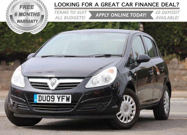 2009 09 Vauxhall Corsa 1.2 LIFE A/C 5d 80 BHP