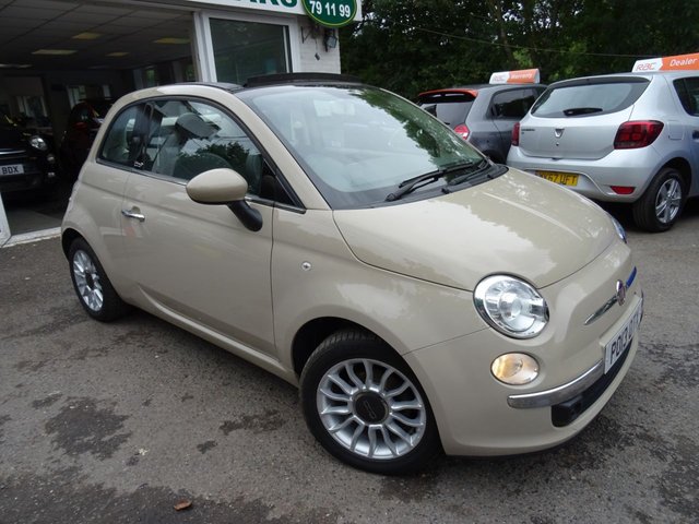 2013 13 Fiat 500 1.2 CONVERTIBLE LOUNGE DUALOGIC 3d AUTOMATIC 69 BHP