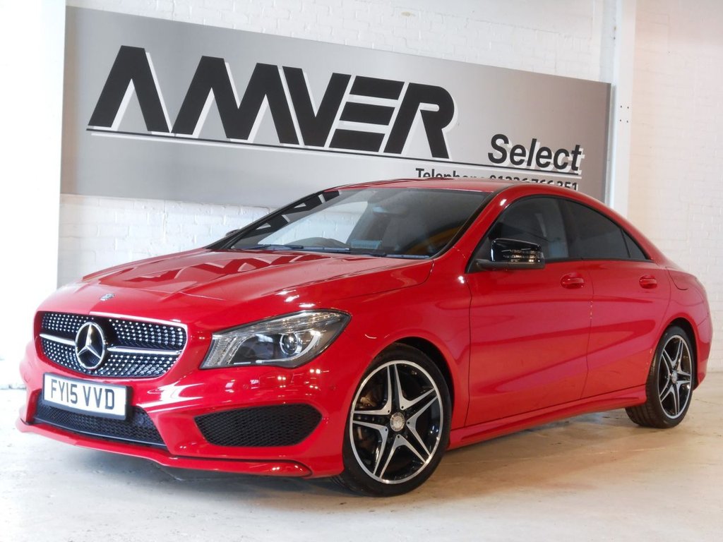 USED 2015 15 MERCEDES-BENZ CLA 1.6 CLA180 AMG SPORT 4d AUTO 122 BHP FROM &pound;295.62 PER MONTH - NO DEPOSIT