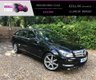 USED 2011 11 MERCEDES-BENZ C CLASS 1.8 C180 BLUEEFFICIENCY SPORT 5d AUTO 155 BHP FULL MERCEDES SERVICE HISTORY AMG BODYKIT AND WHEELS 1/2 LEATHER