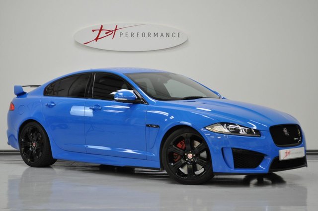 2014 14 Jaguar Xf 5.0 V8 R-S 4d AUTO 542 BHP FRENCH RACING BLUE & SPORTS EXHAUST
