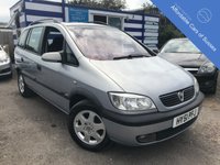 USED 2001 51 VAUXHALL ZAFIRA 1.8 ELEGANCE 16V 5d 124 BHP Long MOT Expires 16th July 2019