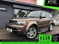 USED 2009 59 LAND ROVER RANGE ROVER SPORT 3.0 TD V6 HSE 5dr Full Service History