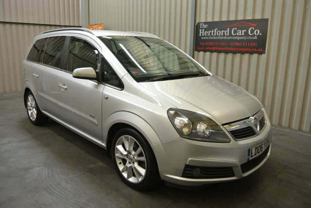 2006 06 Vauxhall Zafira 1.9 DESIGN CDTI 16V 5d AUTO 148 BHP