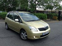 USED 2002 02 TOYOTA COROLLA 1.8 VERSO T3 VVT-I 5d 133 BHP WELL MAINTAINED