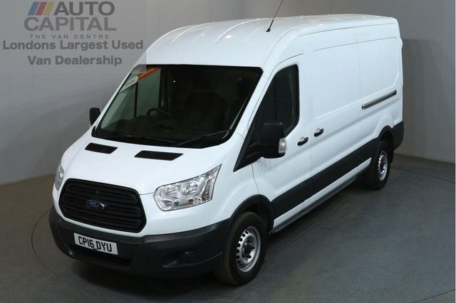2016 16 FORD TRANSIT 2.2 350 SHR P/V 5d 124 BHP LWB L3 H2 M/ROOF RWD DIESEL MANUAL VAN