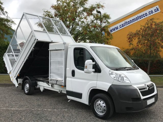 2010 10 Citroen Relay 2.2 35 L3 HDI LWB 120 CAGED REFUGE TIPPER+ T/LIFT LOW MILEAGE FREE UK DELIVERY T,B,A