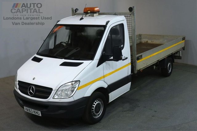 2013 63 MERCEDES-BENZ SPRINTER 2.1 313 CDI LWB 129 BHP S/CAB DROPSIDE LORRY