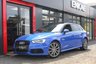 USED 2014 64 AUDI S3 2.0 S3 SPORTBACK QUATTRO 5d AUTO 296 BHP S/S SEATS*PAN ROOF*B&O*RARE*PANORAMIC ROOF*RARE COLOUR NAGARO BLUE*BANG & OLUFSEN SOUND AND SUBWOOFER*SUPER SPORT BUCKET SEATS*BLACK EDITION SPEC INSIDE AND OUT*FOLDING MIRRORS*
