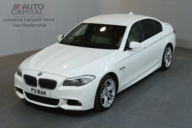 2011 BMW 5 SERIES 2.0 520D M SPORT 4d AUTO 181 BHP LARGE SCREEN SAT NAV / DVD DIESEL CAR