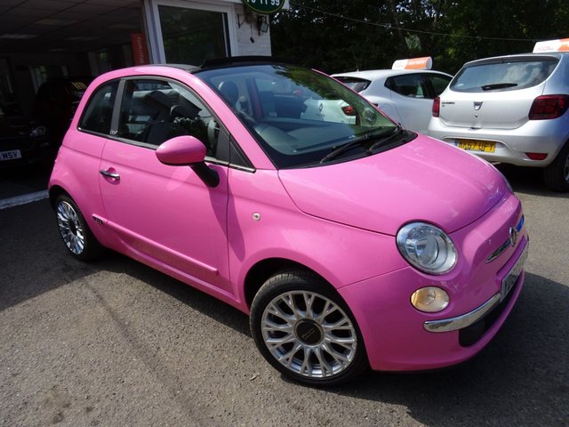 2010 60 Fiat 500 1.2 CONVERTIBLE POP 3d 69 BHP (BLUETOOTH/AIR-CON/USB/AUX/ALLOYS)