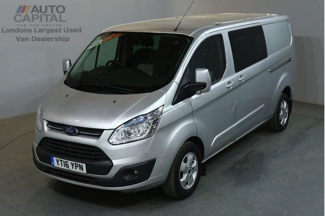 2016 16 FORD TRANSIT CUSTOM 2.2 290 LIMITED DCB 6d 125 BHP AIRCON L2H1 LWB 6 SEATER COMBI VAN