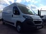 USED 2015 15 PEUGEOT BOXER LWB 2.2 HDI 335 L3H2 PROFESSIONAL 130 BHP 1 OWNER FSH NEW MOT FREE 6 MONTH AA WARRANTY INCLUDING RECOVERY AND ASSIST NEW MOT REAR PARKING SENSORS ELECTRIC WINDOWS AND MIRRORS 6 SPEED BLUETOOTH