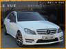 USED 2013 63 MERCEDES-BENZ C CLASS 2.1 C220 CDI BLUEEFFICIENCY AMG SPORT PLUS 4d 168 BHP *STUNNING CALCITE WHITE AMG SPORT*