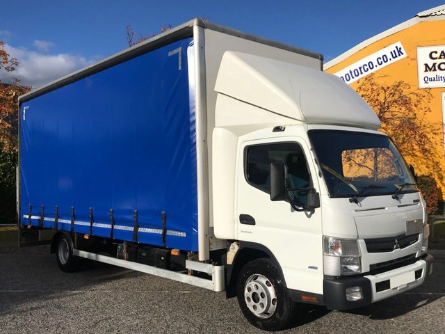 2015 15 Mitsubishi Fuso Canter FUSO 7C15 [ 19 FT CURTAIN SIDE ] 7500kgs LOW MILEAGE Euro-5 
