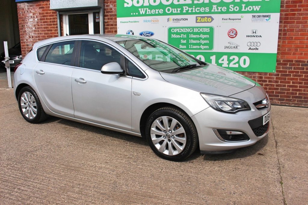 2014 64 VAUXHALL ASTRA 2.0 ELITE CDTI 5d 163 BHP