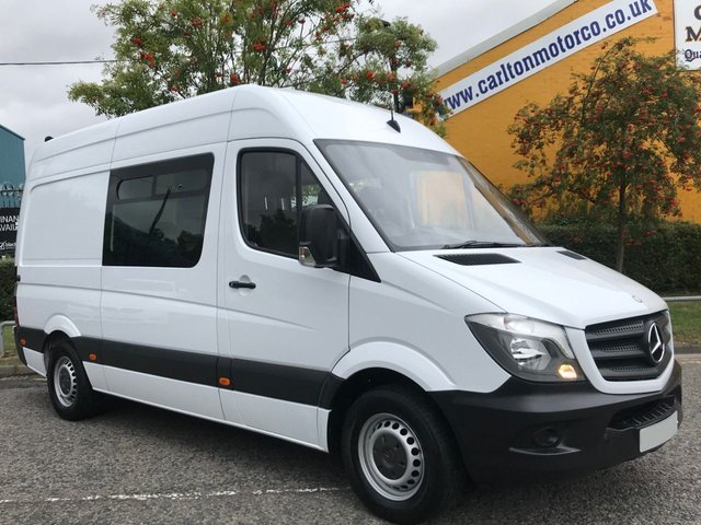 2015 15 Mercedes-Benz Sprinter 2.1 313 CDI MWB [ WELFARE CREW MESS + UNIT TOILET VAN LOW MILEAGE 