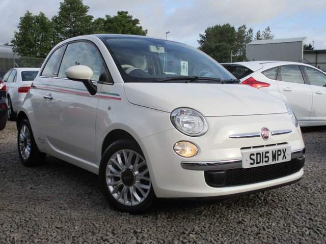 2015 15 FIAT 500 1.2 LOUNGE DUALOGIC 3d AUTO 69 BHP