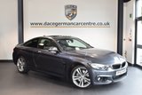 USED 2013 63 BMW 4 SERIES 3.0 435D XDRIVE M SPORT 2DR AUTO 309 BHP + FULL BLACK LEATHER INTERIOR + FULL BMW SERVICE HISTORY + PRO SATELLITE NAVIGATION + BLUETOOTH + XENON LIGHTS + PANORAMIC SUNROOF + HEATED SPORT SEATS + DAB RADIO + CRUISE CONTROL + MEMORY PACKAGE + PARKING SENSORS + 19 INCH ALLOY WHEELS +