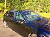 USED 2014 64 AUDI A3 1.8 TFSI QUATTRO S LINE 5d AUTO 180 BHP PANORAMIC SUNROOF / SATNAV / BLUETOOTH/FULL LEATHER VERY HIGH SPECIFICATION WITH 2 PRIVATE OWNERS ,BIG SERVICE DONE @56,577 MILES,, SUPPLIED BY US IN 2018 NOW BACK IN AS PART EXCHANGE