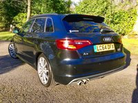 USED 2014 64 AUDI A3 1.8 TFSI QUATTRO S LINE 5d AUTO 180 BHP PANORAMIC SUNROOF / SATNAV / BLUETOOTH/FULL LEATHER VERY HIGH SPECIFICATION WITH 2 PRIVATE OWNERS ,BIG SERVICE DONE @56,577 MILES,, SUPPLIED BY US IN 2018 NOW BACK IN AS PART EXCHANGE