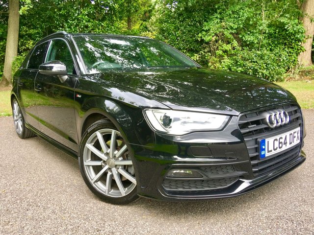 2014 64 Audi A3 1.8 TFSI QUATTRO S LINE 5d AUTO 180 BHP PANORAMIC SUNROOF / SATNAV / BLUETOOTH/FULL LEATHER