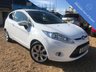 USED 2012 12 FORD FIESTA 1.25 ZETEC PETROL Stunning Frozen White petrol Ford Fiesta