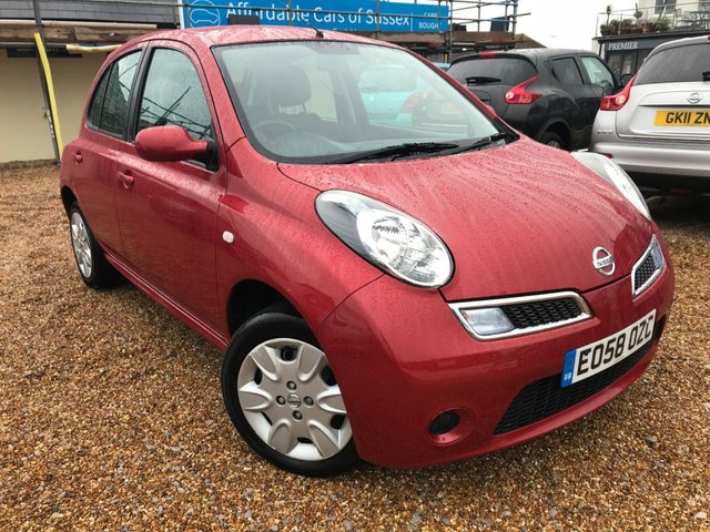 2008 58 Nissan Micra 1.2 ACENTA 5d AUTO 80 BHP