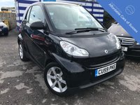 USED 2009 59 SMART FORTWO 1.0 PULSE MHD 2d AUTO 71 BHP Rare Power Steering & &pound;20 Road Tax