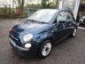 USED 2015 15 FIAT 500C 1.2 CONVERTIBLE POP STAR 3d 69 BHP *Rear Parking Sensors & Bury Bluetooth/Telephone with Voice Control and Music Streaming* Full Service History + Just Serviced, One Previous Owner, MOT until July 2022, Convertible, Great fuel economy! Only &pound;20 Road Tax!