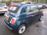 USED 2015 15 FIAT 500C 1.2 CONVERTIBLE POP STAR 3d 69 BHP *Rear Parking Sensors & Bury Bluetooth/Telephone with Voice Control and Music Streaming* Full Service History + Just Serviced, One Previous Owner, MOT until July 2022, Convertible, Great fuel economy! Only &pound;20 Road Tax!