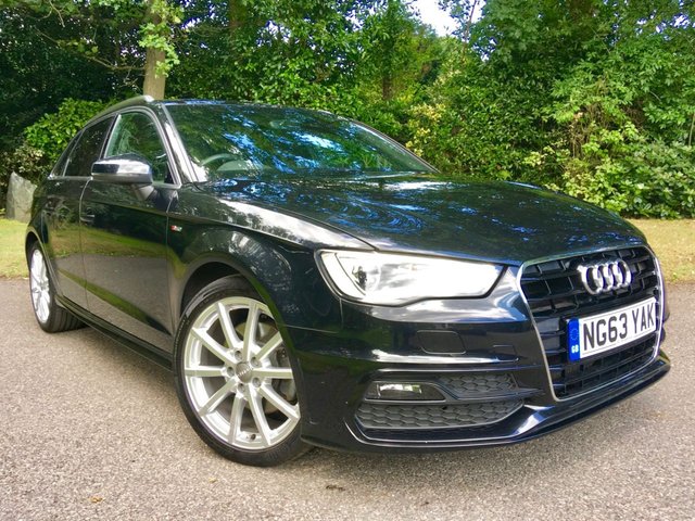 2013 63 Audi A3 1.4 TFSI COD S LINE 5d AUTO 140 BHP 1/2LEATHER/SATNAV/1 PRIVATE OWNER