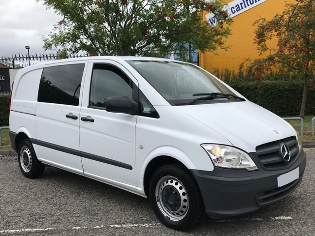 2014 14 Mercedes-Benz Vito 2.1 116 CDI DUALINER 163 COMPACT COMBI CREW 5 SEAT FSH 
