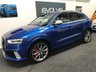 USED 2014 14 AUDI Q3 2.5 RSQ3 TFSI QUATTRO 5d AUTO 306 BHP SEPANG BLUE! FASH! RCENT AUDI SERVICE & HEALTHCHECK!