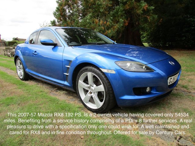 2007 57 Mazda RX-8 2.6 192PS 4d 189 BHP