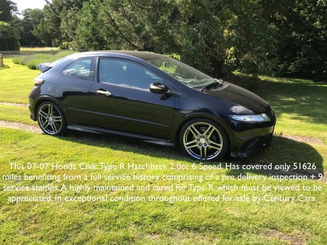2007 07 Honda Civic 2.0 I-VTEC TYPE-R 3d 198 BHP