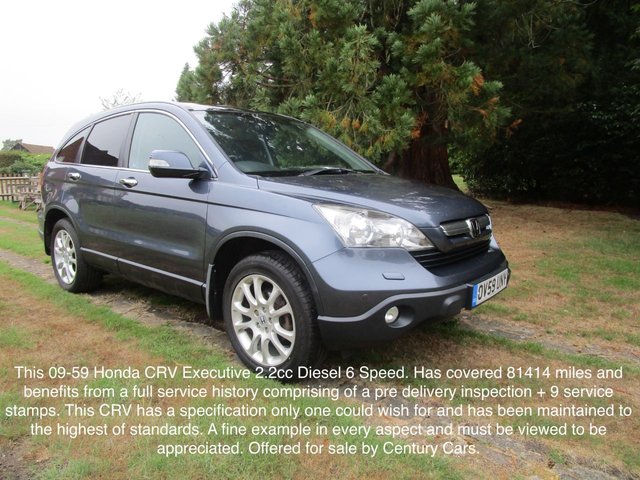 2009 59 Honda CR-V 2.2 I-CTDI EX 5d 139 BHP