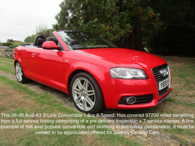2008 08 Audi A3 1.8 TFSI S LINE 2d 158 BHP