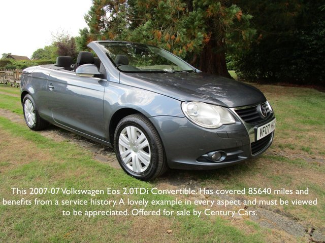 2007 07 Volkswagen Eos 2.0 TDI 2d 138 BHP
