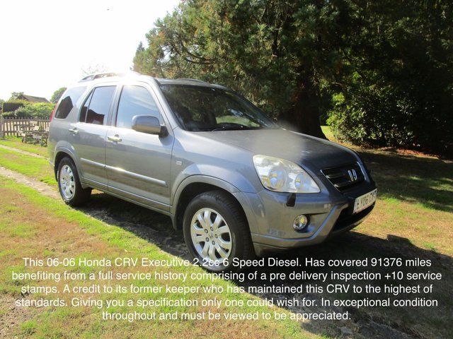 2006 06 Honda CR-V 2.2 I-CTDI EXECUTIVE 5d 138 BHP