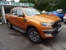 USED 2016 16 FORD RANGER 3.2 WILDTRAK 4X4 DCB DOUBLE CAB PICK UP TDCI 1d 197 BHP FOUR WHEEL DRIVE Finished in Pride Orange with optional extra: MountainTop Lockable Roll Cover, Tow Bar, Scuff Plates, Front + Rear Parking Sensors! One Owner from new, Serviced by ourselves, MOT until June 2019, Four Wheel Drive. 6 Speed Gearbox