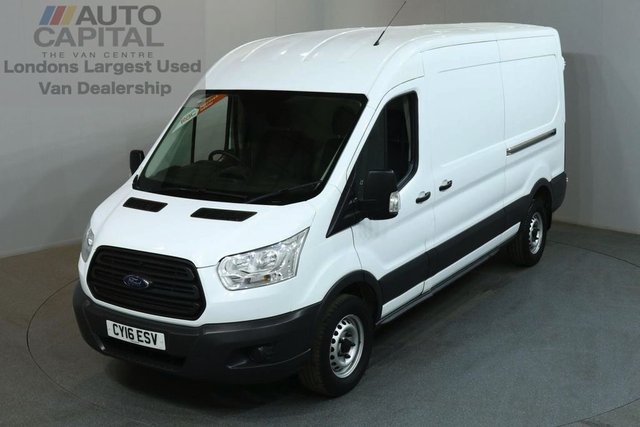 2016 16 FORD TRANSIT 2.2 350 SHR P/V 5d 124 BHP L3 H2 LWB M/ROOF RWD PANEL VAN