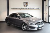 USED 2016 16 MERCEDES-BENZ CLA 2.1 CLA 220 D AMG SPORT 4DR AUTO 174 BHP 1 Owner Full Service History + HALF BLACK LEATHER INTERIOR + FULL MERC SERVICE HISTORY + 1 OWNER FROM NEW + SATELLITE NAVIGATION + BLUETOOTH + REVERSE CAMERA + SPORT SEATS + DAB RADIO + CRUISE CONTROL + ACTIVE PARK ASSIST + 18 INCH ALLOY WHEELS +