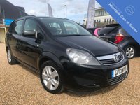 USED 2013 13 VAUXHALL ZAFIRA 1.6 EXCLUSIV 5d petrol 7 Seat petrol with FSH and Low Mileage