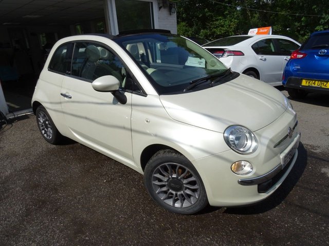 2011 60 Fiat 500 1.2 CONVERTIBLE LOUNGE DUALOGIC 3d AUTOMATIC 69 BHP