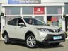 USED 2013 13 TOYOTA RAV4 2.2 D-4D ICON 5d 150 BHP PEARL WHITE 4X4 PEARL WHITE LOW MILES 4X4