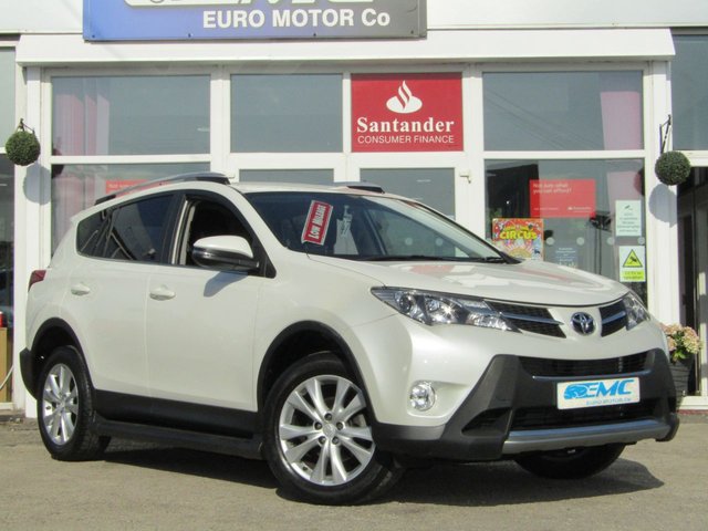 2013 13 Toyota Rav4 2.2 D-4D ICON 5d 150 BHP PEARL WHITE 4X4