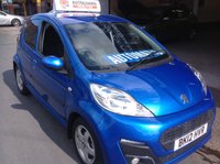 USED 2012 12 PEUGEOT 107 1.0 ALLURE  AUTOMATIC One Owner....8800 miles