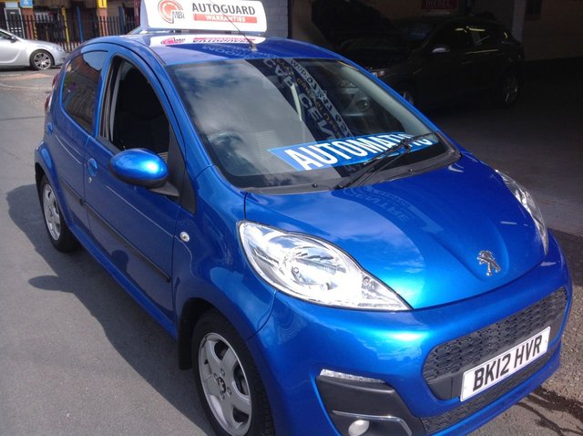 2012 12 Peugeot 107 1.0 ALLURE  AUTOMATIC