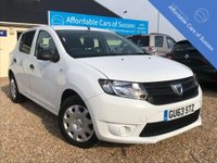 USED 2013 63 DACIA SANDERO 1.1 AMBIANCE 5d 75 BHP 1 Owner, FSH, USB, AUX & Isofix